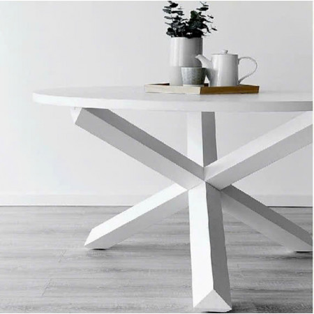 Banak Importa : Bàn Ăn Tròn 1m2 - Màu Trắng